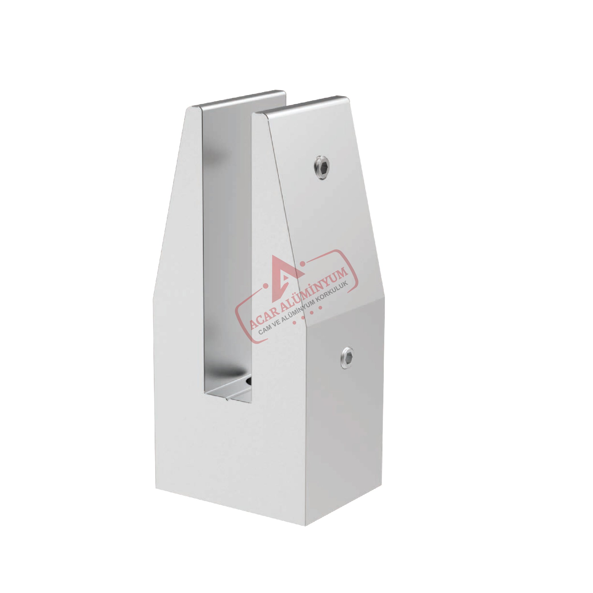 Kare cam tutucu 8-10 mm cam için